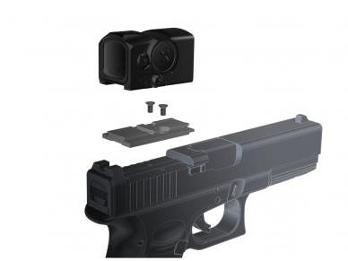 AIMPOINT TVIRTINIMO PLOKŠTELĖ ACRO GLOCK MOS 1