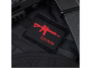 ANTSIUVAS AR-15 223/5.56 LASER CUT - BLACK/RED 1