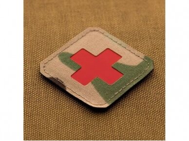 MEDIC CROSS LASER CUT PATCH MC/RD 1