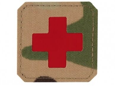 MEDIC CROSS LASER CUT PATCH MC/RD