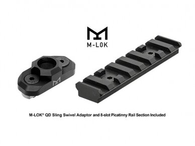 UTG HANDGUARD PRO AR15 SUPER SLIM M-LOK® 15″ DROP-IN CAR. LENGTH RAIL 6