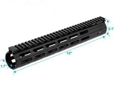 UTG APSODAS PRO M-LOK® M&P10 13″ SUPER SLIM FREE FLOAT HANDGUARD 1