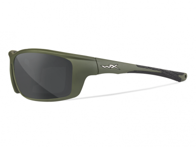 PROTECTIVE EYEWEAR WILEY-X GRID CAPTIVATE GREY MATTE UTILITY - GREEN 1