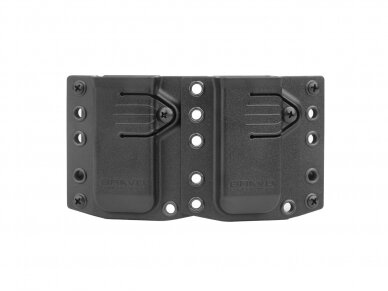 DOUBLE MAGAZINE HOLSTER BRAVO CONCEALMENT GL, HK, SW, SIG