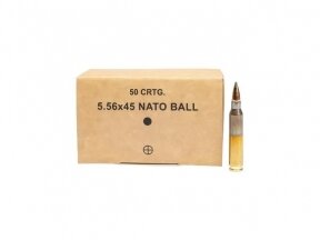 GGG ŠOVINYS 5.56X45MM NATO BALL 62 GR (4.00 G) (A-KAT, PLIENINĖ ŠERDIS 35B2)