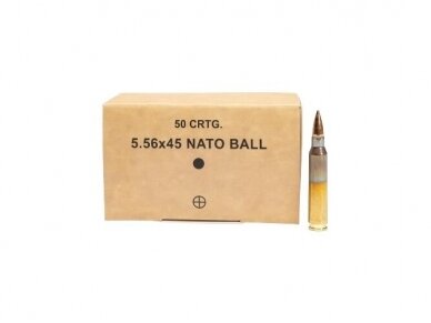 GGG ŠOVINYS 5.56X45MM NATO BALL 62 GR (4.00 G) (A-KAT, PLIENINĖ ŠERDIS 35B2)