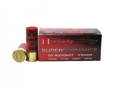 Hornady AMMO 12x70 GA 00 Buckshot SPF