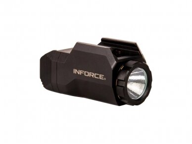 INFORCE PROŽEKTORIUS GINKLUI WILD 1, JUODAS, WHITE LED