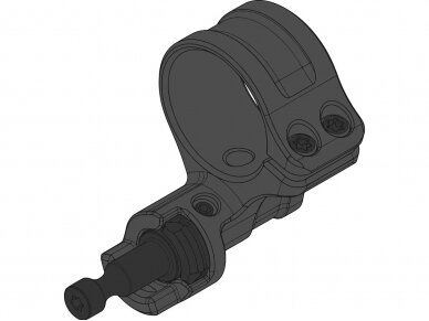 SPUHR AIMPOINT T-2 MOUNT + AIMPOINT MAGNIFIER MOUNT H57mm 5