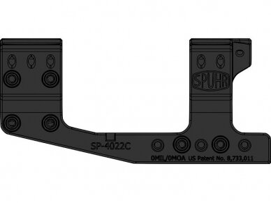 SPUHR SP4022C CANTILEVER SCOPE MOUNT GEN3 Ø34 H38mm 0MIL 1