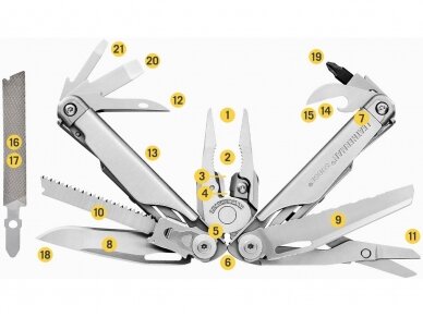 MULTIFUNKCINIS ĮRANKIS LEATHERMAN SURGE 4