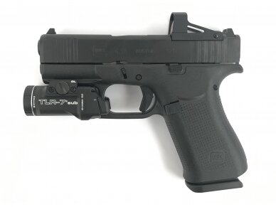 PISTOLETAS GLOCK 43X R/MOS/FS COMBO SHIELD/STREAMLIGHT 9x19 1