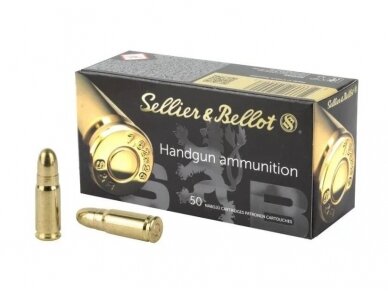 SELLIER&BELLOT ŠOVINYS 7,62x25MM TOKAREV FMJ 85gr. 5,5g