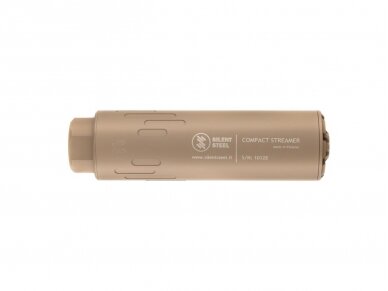 SILENT STEEL COMPACT STREAMER 5.56 ARMOR FDE