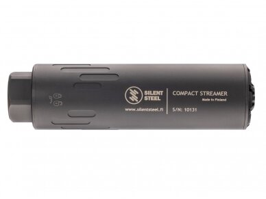 SILENT STEEL COMPACT STREAMER 7.62 ARMOR BLK