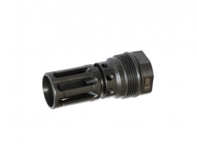 SILENT STEEL ADJUSTABLE A2 FLASH HIDER 1/2"x28 1