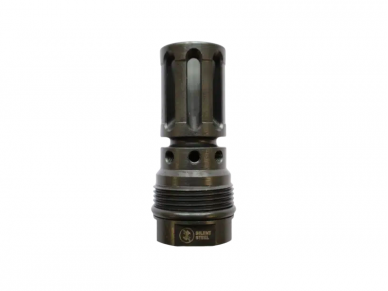 SILENT STEEL ADJUSTABLE A2 FLASH HIDER 1/2"x28