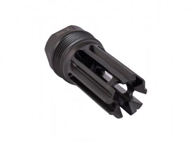 SILENT STEEL FLASH HIDER 5-PRONG GEN2 QD 1/X28 1