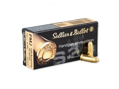 ŠOVINYS S&B 7.65MM BROWNINIG 32ACP 73GR 4.75G