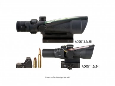 TRIJICON ACOG OPTINIS TAIKIKLIS 1.5X24 COMPACT ACOG 8MOA TRIANGLE 6