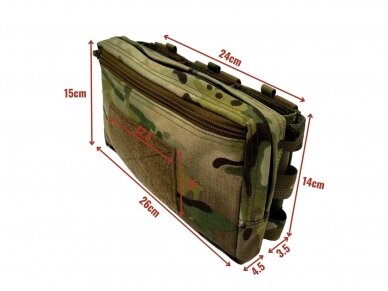 WARRIOR ASSAULT SYSTEMS KREPŠELIS TRIPLE SNAP MAG SU UTILITY POUCH KREPŠELIU 7