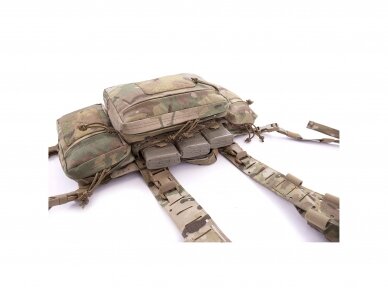 WARRIOR ASSAULT SYSTEMS MODULAR CHEST RIG WITH FOUR POUCHES 10